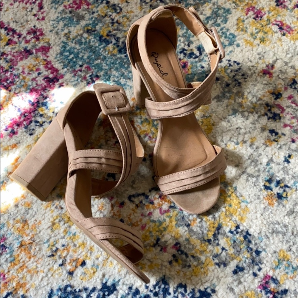 Nude Sandal Heels